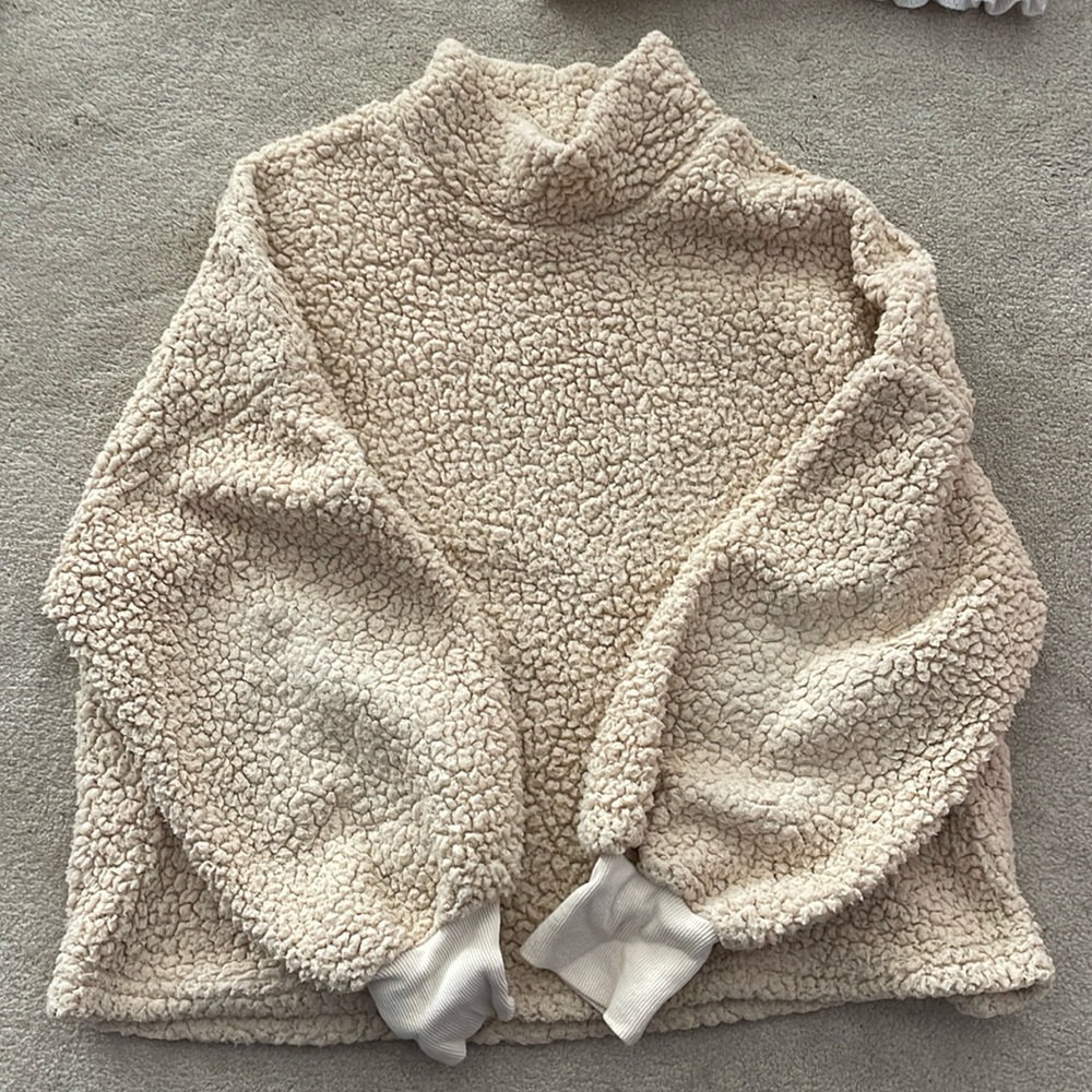 Cute fuzzy sweater